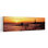 Silhouette d'un phare au coucher du soleil, phare de Pigeon Point, comté de San Mateo, Californie, art contemporain abstrait, art mural