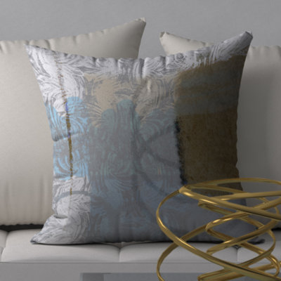Abstract Reversible Throw Pillow