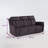 Keveon 41" Swivel Upholstered Power Reclining loveseat sofa with USB Port and Adjustable Headrest