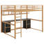 Lit mezzanine double avec tiroirs Alekzander Kids-24646858