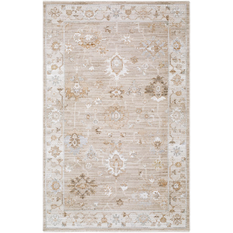 Yahriel Machine Woven Rug, Rectangle 5' x 7'9"