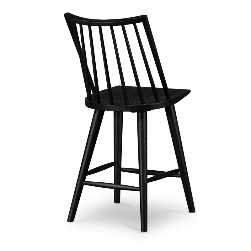 Lewis Stool, Black, Counter Stool (24" Seat Height)