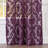 Branca Polyester Damask Semi Sheer Grommet Curtain Panel Set-1317120283-1209475013