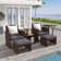 Rand 2 - Person Patio Conversation Sets with Cushions