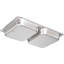 DuraPan ™ 10,4 pte Contenant alimentaire rectangulaire en acier inoxydable