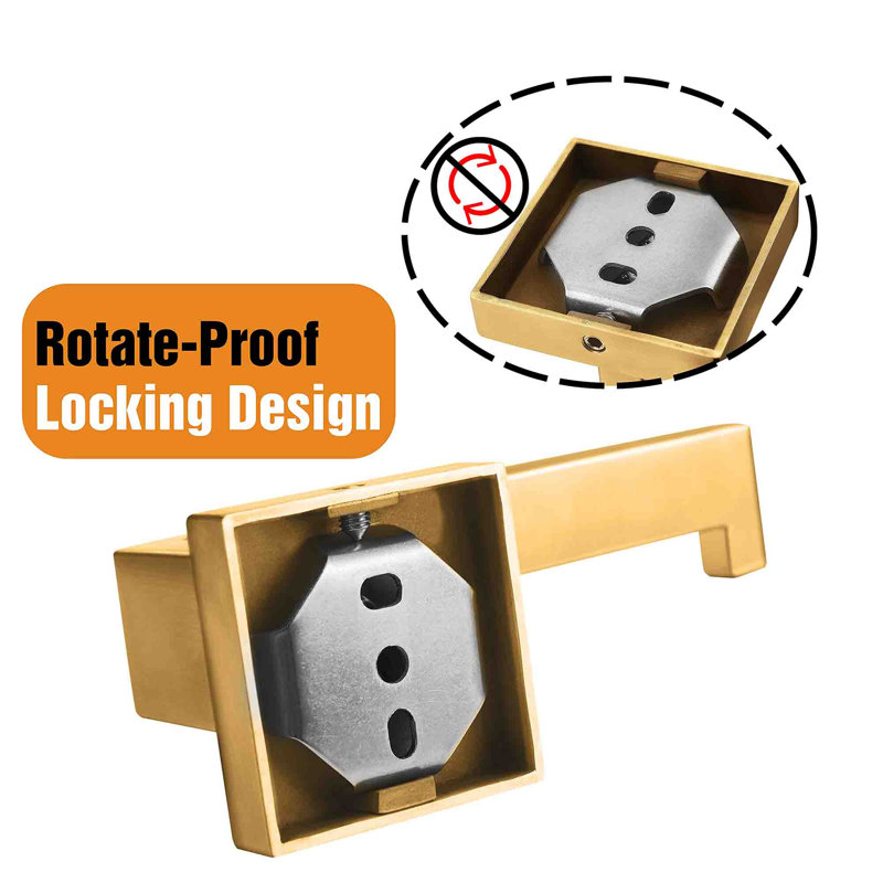 Eckart Wall Mounted Toilet Paper Holder, Brass