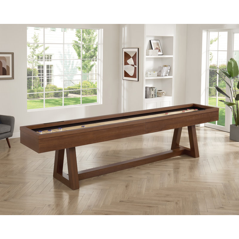 12' Aiden Shuffleboard Table- Contemporary Design- Includes Professional Install ($1,000+ Value)