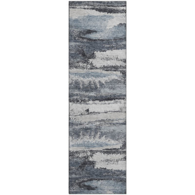 Premium Machine Washable Prisco Gray Rug