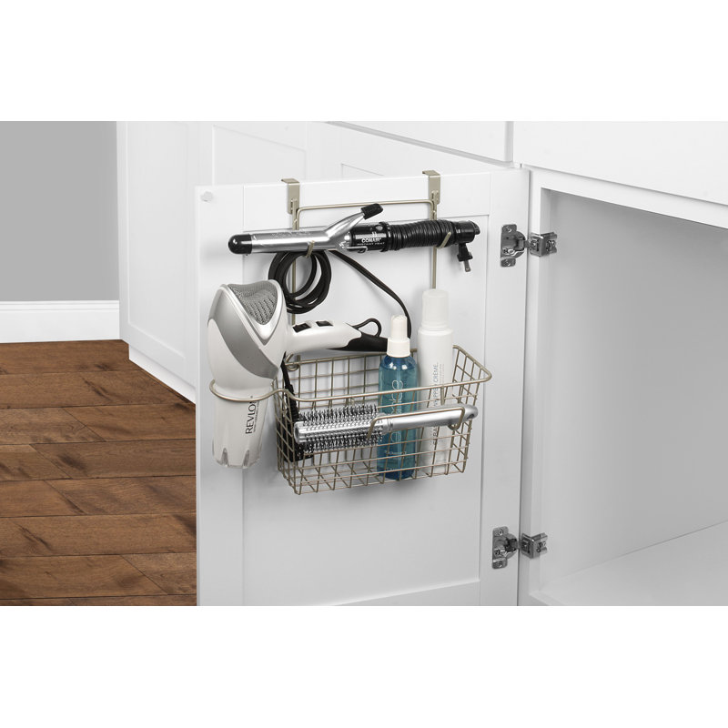 Support pour outils pour cheveux Grid Over The Cabinet, Nickel satiné