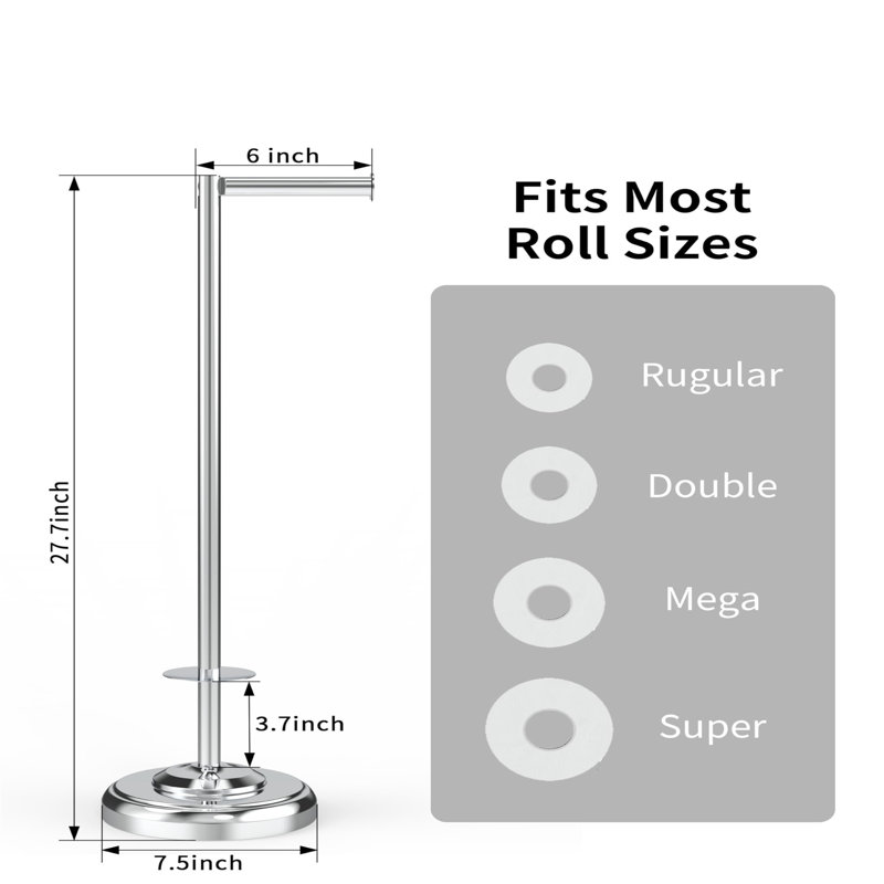 Free Standing Toilet Paper Holder