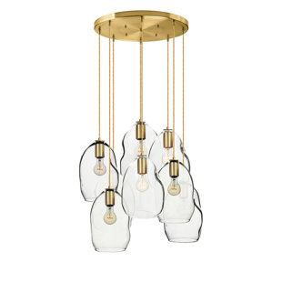 Lustre géométrique 8 lumières Bubble