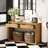 55" Console Table, Rustic Wooden Entryway Table