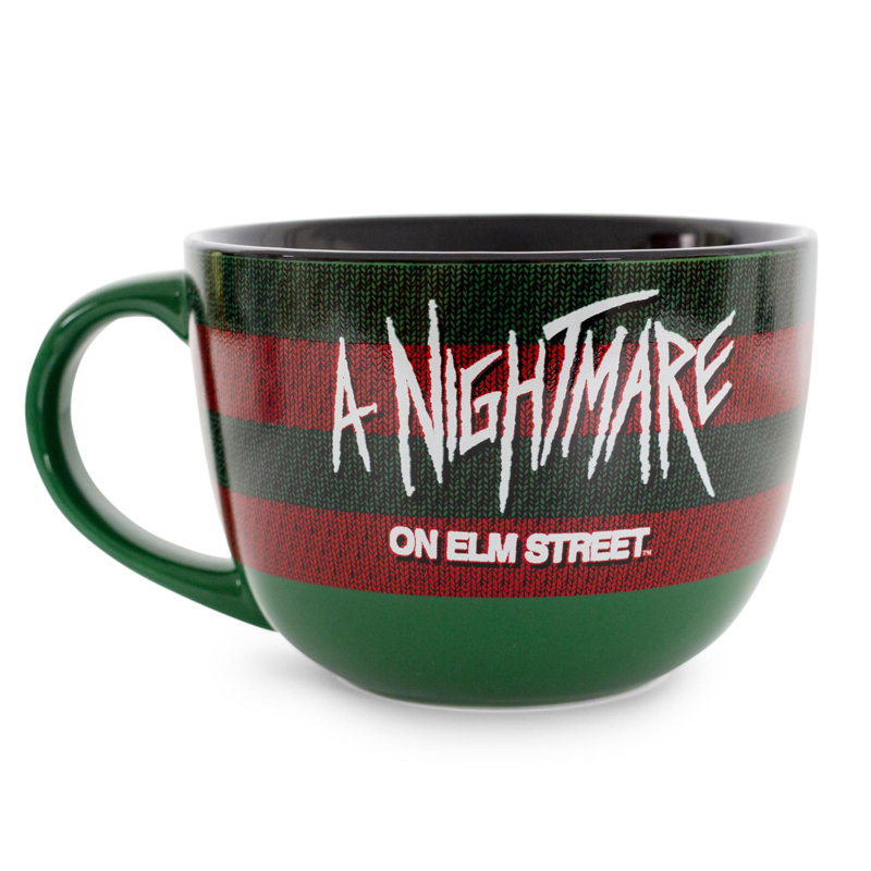 Tasse à soupe en céramique «A Nightmare On Elm Street» | Peut contenir 24 onces