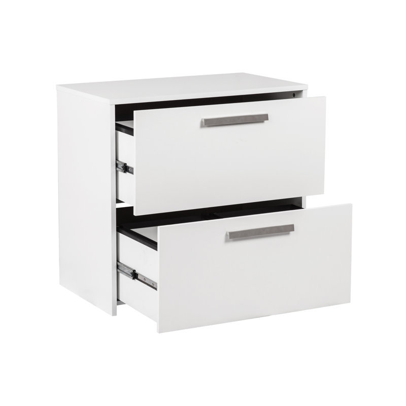 Baroda 31'' Wide 2 -Drawer File Cabinet, White