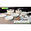 Ensemble de batterie de cuisine 18 pièces - Casseroles et poêles antiadhésives en céramique avec poignées amovibles (vert)-119707282