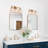 3 - Light Dimmable Modern Gold Vanity Light