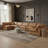 Huspon Upholstered U-Shaped Sectional Reversible-87141519