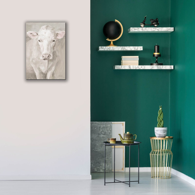 «Flossie Neutral» par Danhui Nai, art mural sur toile, H 26 po x l 18 po