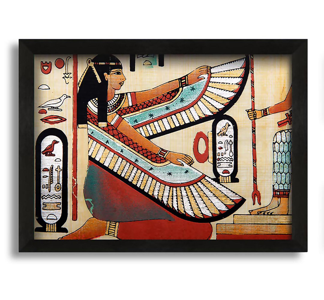 Gerahmtes Leinwandbild Egyptian Wings