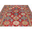 Tapis tribal Kazak 7 x 9 rouge et ivoire