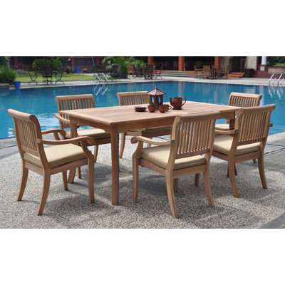 Masten 7 Piece Teak Dining Set