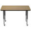 Table rectangulaire d'activité rectangulaire avec pieds réglables-124582260-99105965-99105923