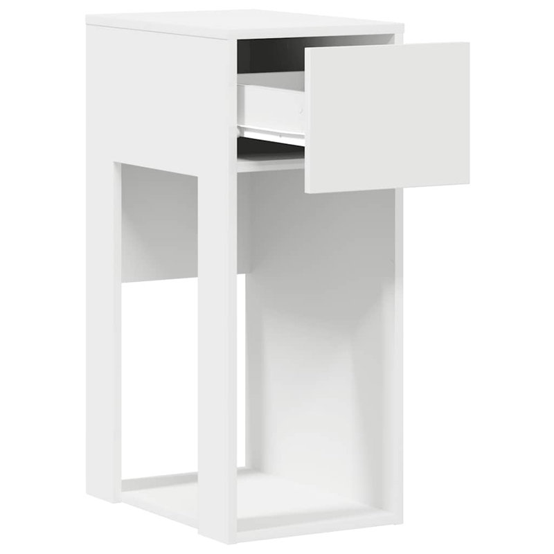74cm H Computer Cabinet, White
