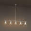 Luminaire suspendu linéaire en verre à intensité variable pour îlot de cuisine 5,9 po (l) à 5 lumières réglables-77310637-112136982-77310638