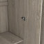 Armoire à 3 portes avec tablettes