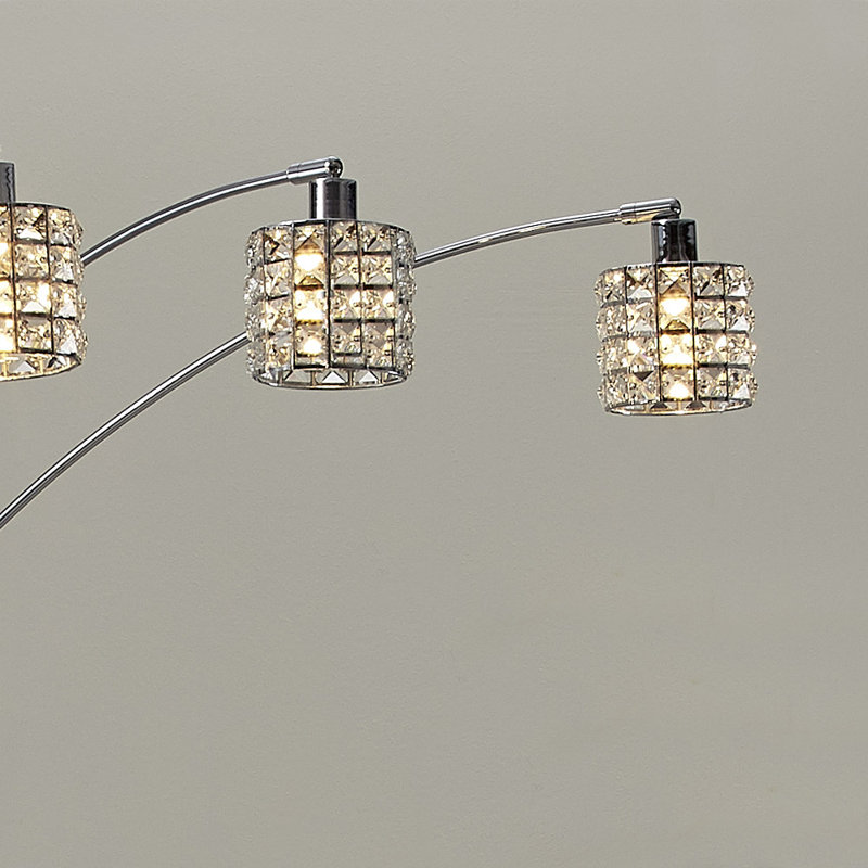 Nahua 83'' Chrome Tree Floor Lamp