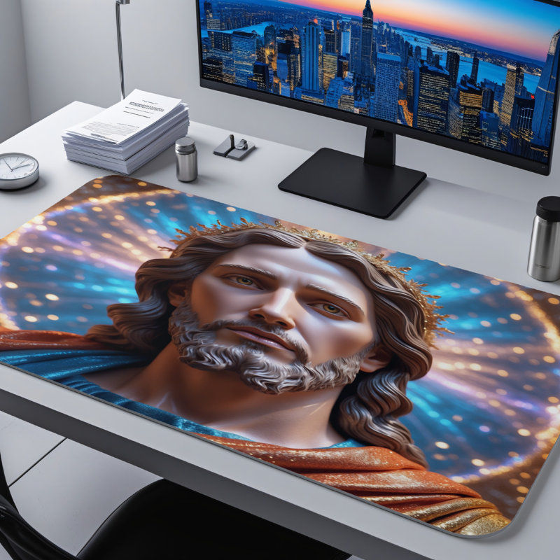 Polyester Desk Pad, 31.5x15.5
