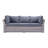 PATIO SECTIONAL SOFA & COCKTAIL TABLE
