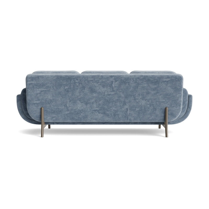 Regatta 100 Sofa, Vintage Chenille - Smoky Blue, Driftwood