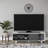 Scandinavian TV Stand, White w/ Anthracite, 63.0 x 13.8 x 19.1 inches | 100% Melamine Coated Particle Board, Thickness: 0.7 inches | Features Numerous Shelves, Wall-Mountable Design | Stylish w/ Functional for Modern Living Rooms-610206786