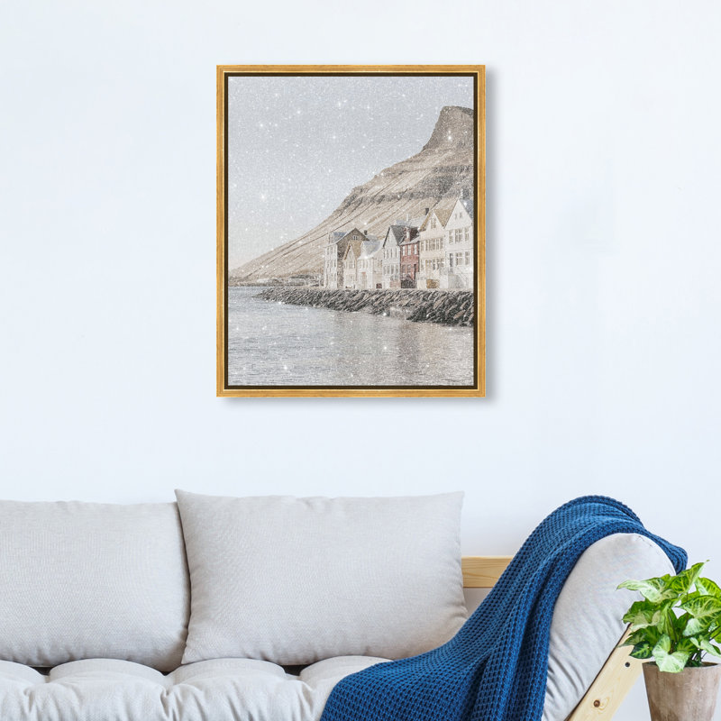 Coastal Homes I by Oliver Gal, Gold Floater Frame, 17"H x 21"W