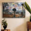 «Out the station Saint», reproduction sur toile-92496316-92496319