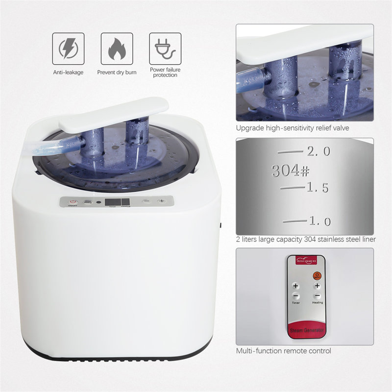 Sauna portable Sojourner pour la maison, Argent argent
