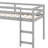 Multifunctional Twin Loft Bed Comes With A Slide-785332543