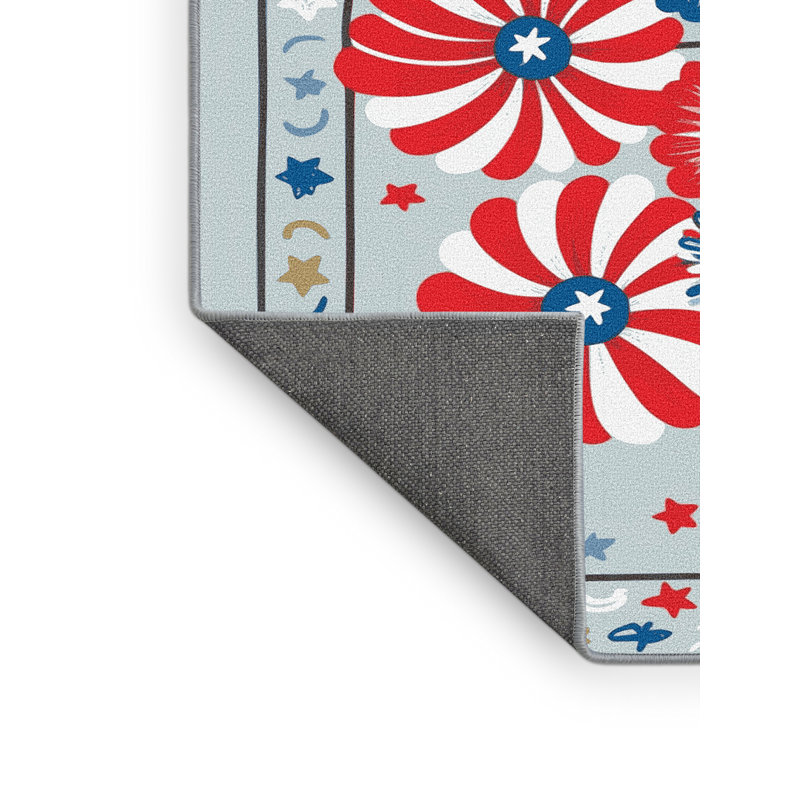 Tapis vacances des fêtes The Holiday Aisle®, Rectangulaire 2 pi x 3 pi
