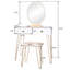 Ensemble coiffeuse avec miroir-299344646