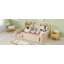 Lit simple pour enfant en bois avec barrière de sécurité et tablettes de rangement latérales, cadre de lit plateforme peu encombrant, naturel-536451863-536451860