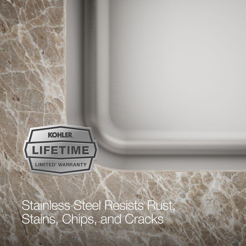 Undertone® Large Under-Mount Single-Bowl Kitchen Sink