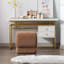 Repose-pieds en tissu avec tabouret de maquillage-1072957004
