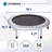 Stamina Products 36 Inch Folding Quiet and Safe Trampoline for Cardio-102361616
