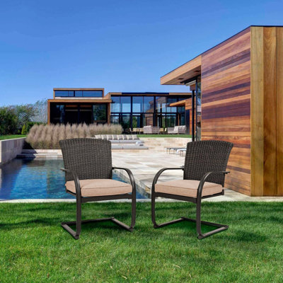 Triniyah Outdoor Dining Armchair with Cushions