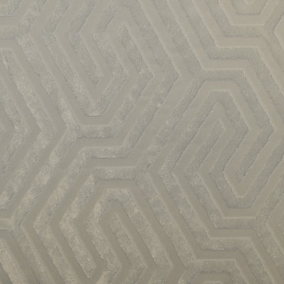 114" Geometric Velvet Fabric by the Yard