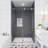 44"-48" W x 76" H Frameless Single Sliding Shower Door with Soft-Closing, Clear Tempered Glass and Stainless Steel Accessories-99354134