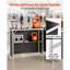Rectangular Metal Outdoor Bar Table - 98 cm W 39 cm D
