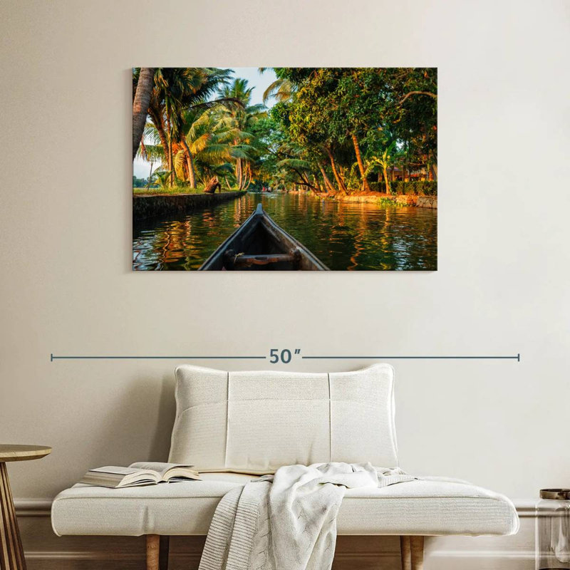 Mehar Kerala Backwater Tour, 26" H x 39" W