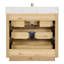 Porto 36'' Free Standing Single Bathroom Vanity with Quartz Top-1790985848-1791007624